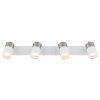 Illuminazione Globo Lighting Brisbon Plafoniera, Faretto da soffitto, Applique, Faretto da parete Bianco, 4-Luci