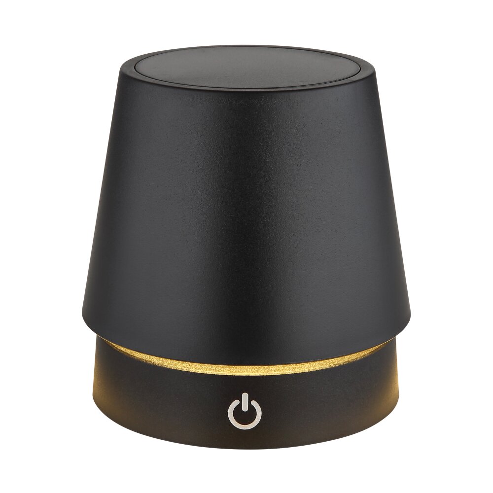 Illuminazione Globo Lighting Carlos Lampada da tavolo LED Cromo, Nero, 1-Luce main product photo