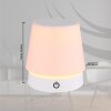 Illuminazione Globo Lighting Carlos Lampada da tavolo LED Cromo, Bianco, 1-Luce