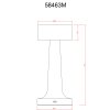 Illuminazione Globo Lighting Angelika Lampada da tavolo LED Ottone, 1-Luce