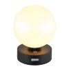 Illuminazione Globo Lighting Grada Lampada da tavolo LED Nero, 1-Luce