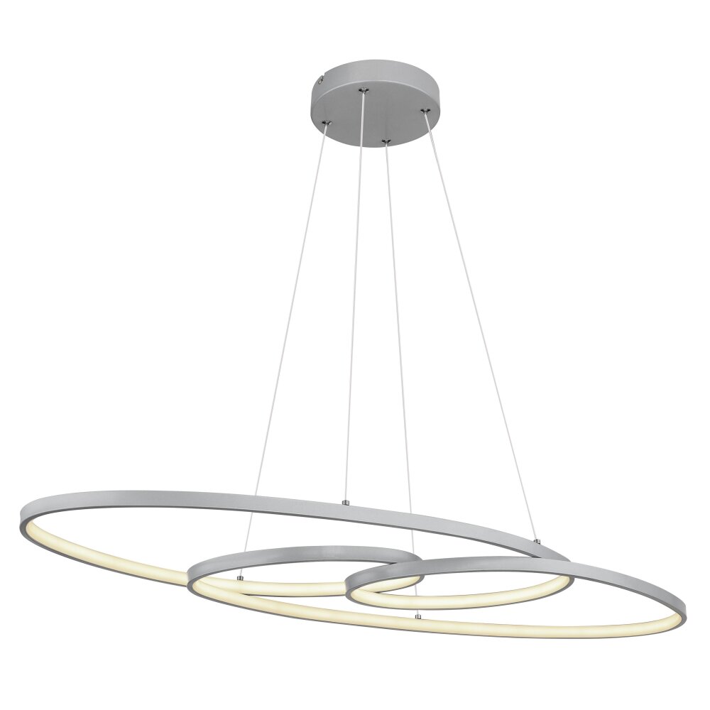 Illuminazione Globo Lighting Spira Lampadario a sospensione LED Cromo, Argento, 1-Luce main product photo