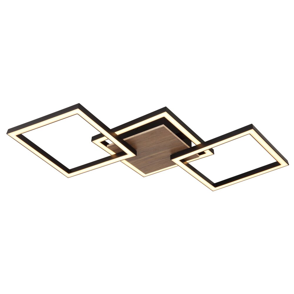 Illuminazione Globo Lighting Kaden Plafoniera LED Écru, Nero, 1-Luce main product photo