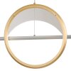 Illuminazione Globo Lighting Umbra Lampadario a sospensione LED Oro, Argento, 1-Luce, Telecomando