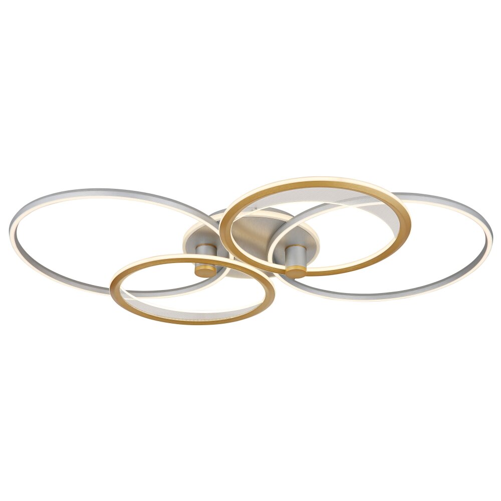 Illuminazione Globo Lighting Umbra Plafoniera LED Oro, Argento, 1-Luce, Telecomando main product photo
