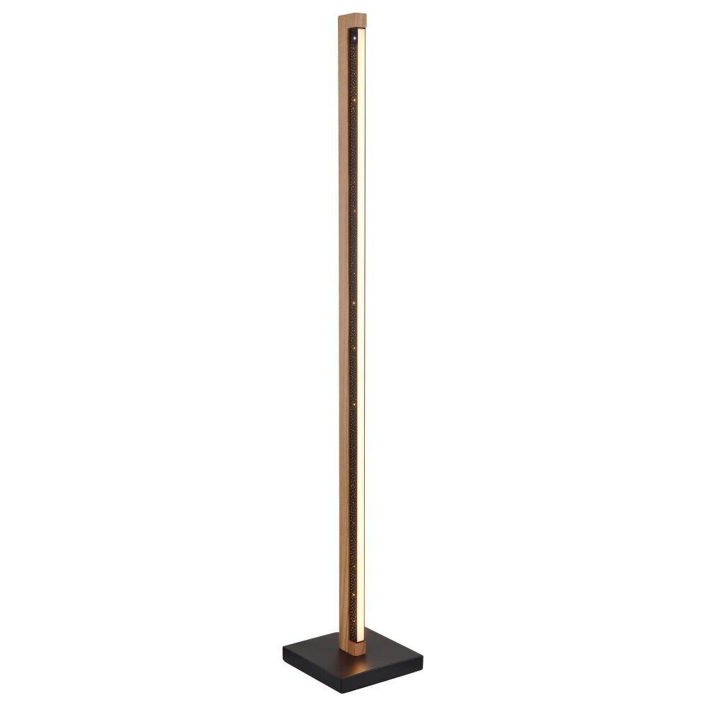 Illuminazione Globo Lighting Starla Lampada da terra LED Marrone scuro, Nero, 1-Luce main product photo