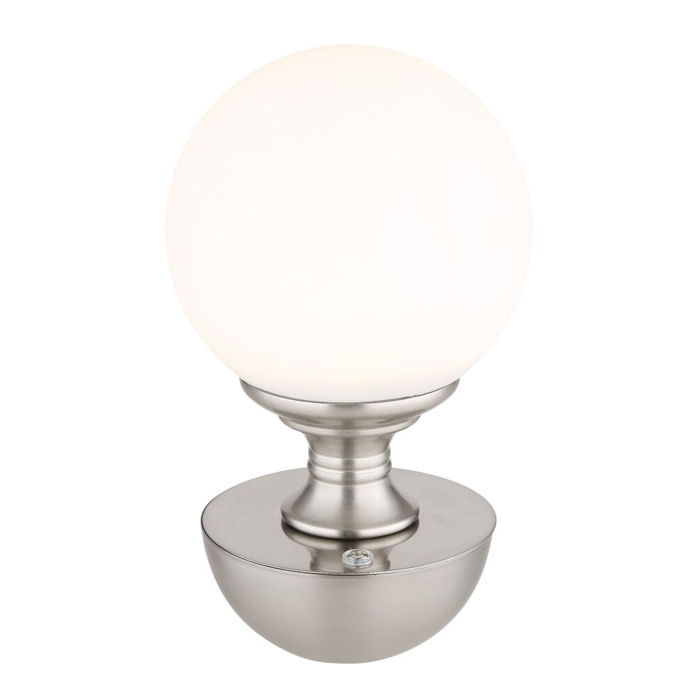 Illuminazione Globo Lighting Tabina Lampada da tavolo LED Nichel opaco, 1-Luce main product photo