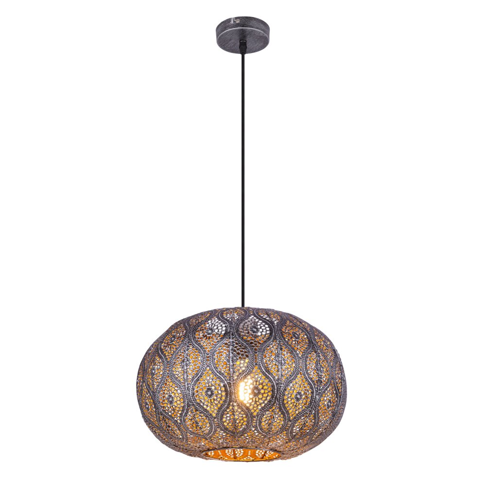 Illuminazione Globo Lighting Solera Lampadario a sospensione Argento, 1-Luce main product photo