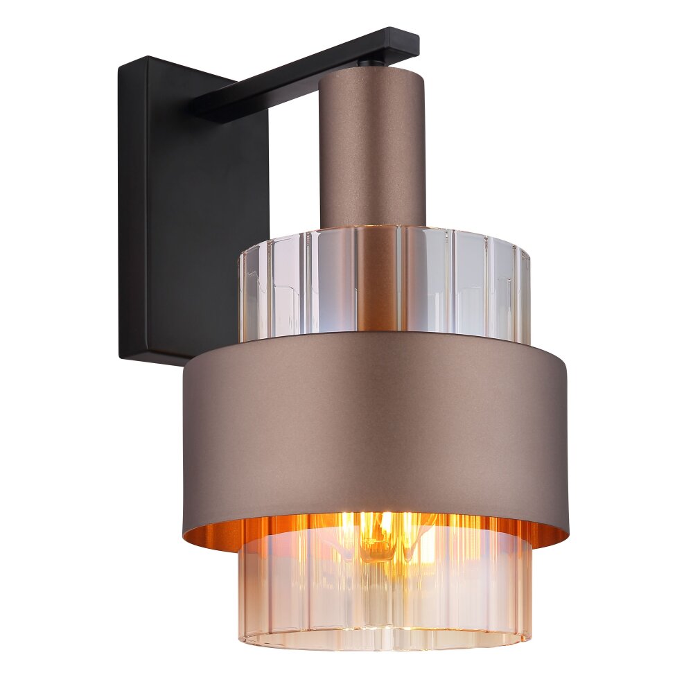 Illuminazione Globo Lighting Milley Applique Nero, 1-Luce main product photo