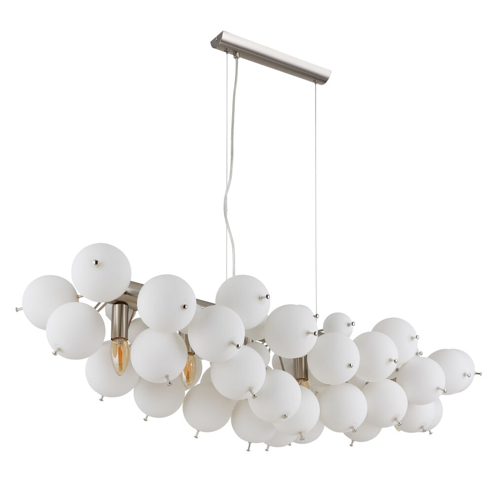 Illuminazione Globo Lighting Udo Lampadario a sospensione Nichel opaco, 6-Luci