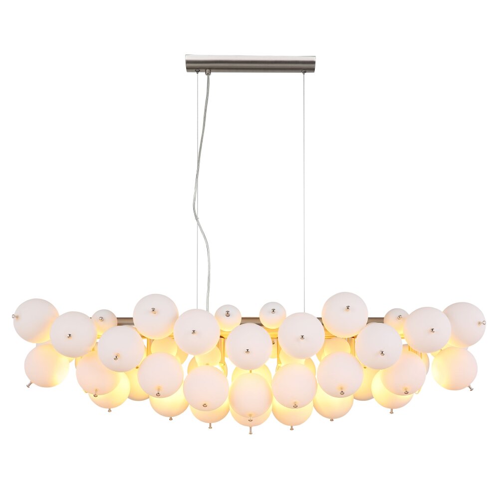 Illuminazione Globo Lighting Udo Lampadario a sospensione Nichel opaco, 6-Luci