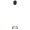 Illuminazione Globo Lighting Fogsy Lampadario a sospensione LED Nero, 1-Luce
