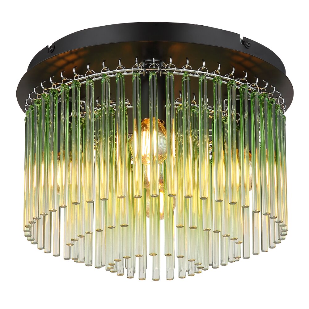 Illuminazione Globo Lighting Gorley Plafoniera Cromo, Nero, 5-Luci main product photo