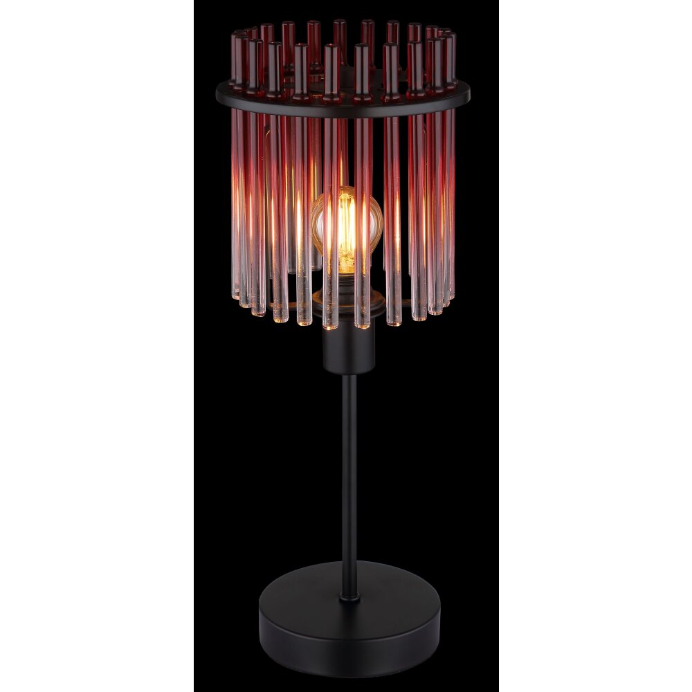 Illuminazione Globo Lighting Gorley Lampada da tavolo Nero, 1-Luce