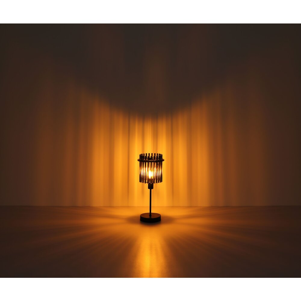 Illuminazione Globo Lighting Gorley Lampada da tavolo Nero, 1-Luce