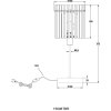 Illuminazione Globo Lighting Gorley Lampada da tavolo Nero, 1-Luce