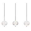 Illuminazione Globo Lighting Aida Lampadario a sospensione LED Cromo, 1-Luce