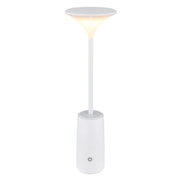 Illuminazione Globo Lighting Quirin Lampada da tavolo LED Bianco, 1-Luce Illuminazione Globo Lighting Quirin Lampada da tavolo LED Bianco, 1-Luce