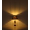 Illuminazione Globo Lighting Leila Lampada da tavolo Ottone antico, Trasparente, chiaro, 1-Luce