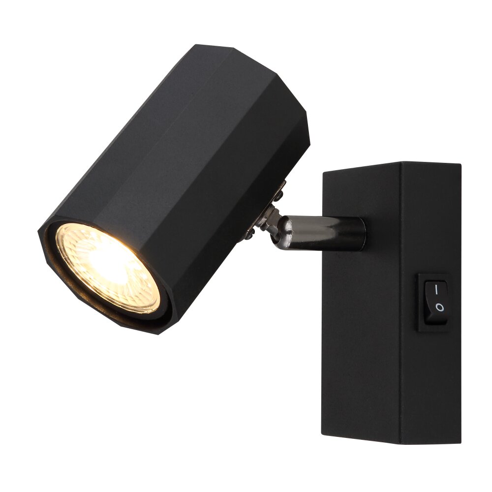 Illuminazione Globo Lighting James Plafoniera, Faretto da soffitto, Applique, Faretto da parete Nero, 1-Luce main product photo