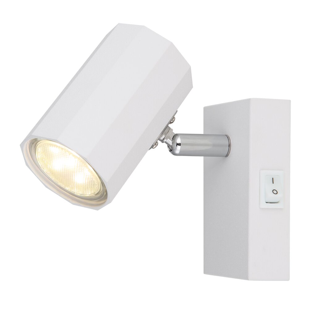 Illuminazione Globo Lighting James Plafoniera, Faretto da soffitto, Applique, Faretto da parete Bianco, 1-Luce main product photo