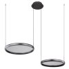 Illuminazione Globo Lighting Briggs Lampadario a sospensione LED Nero, 1-Luce, Telecomando