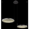 Illuminazione Globo Lighting Briggs Lampadario a sospensione LED Nero, 1-Luce, Telecomando