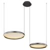 Illuminazione Globo Lighting Briggs Lampadario a sospensione LED Nero, 1-Luce, Telecomando