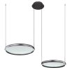 Illuminazione Globo Lighting Briggs Lampadario a sospensione LED Nero, 1-Luce, Telecomando