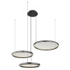 Illuminazione Globo Lighting Briggs Lampadario a sospensione LED Nero, 1-Luce, Telecomando