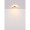 Illuminazione Globo Lighting Julio Plafoniera LED Legno scuro, Écru, 1-Luce