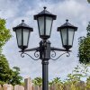 Loria Illuminazione esterna, Lampione multibraccia, Illuminazione viale Nero, 3-Luci