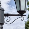 Loria Illuminazione esterna, Lampione multibraccia, Illuminazione viale Nero, 3-Luci