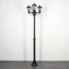 Loria Illuminazione esterna, Lampione multibraccia, Illuminazione viale Nero, 3-Luci