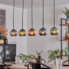 Koyoto Lampada a sfera, Lampada a sospensione Nero, 5-Luci