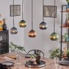 Koyoto Lampada a sfera, Lampada a sospensione Nero, 5-Luci