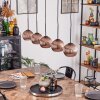 Koyoto Lampada a sfera, Lampada a sospensione Nero, 5-Luci