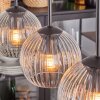 Koyoto Lampada a sfera, Lampada a sospensione Nero, 5-Luci