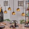 Koyoto Lampada a sfera, Lampada a sospensione Nero, 5-Luci