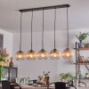 Koyoto Lampada a sfera, Lampada a sospensione Nero, 5-Luci