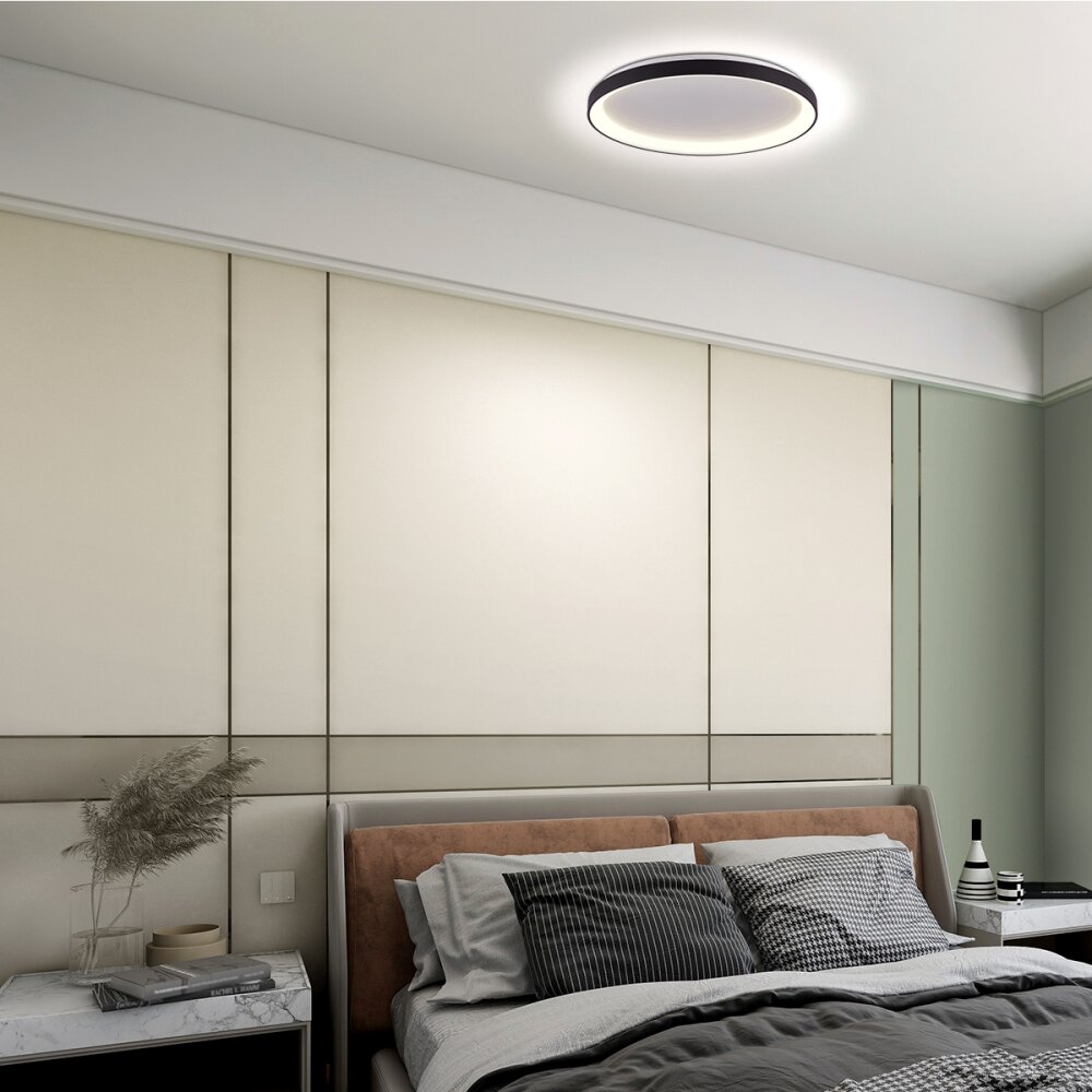 Illuminazione Steinhauer Ringlede Plafoniera LED Nero, 1-Luce main product photo