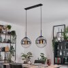 Gastor Lampadario a sospensione, Lampada a sfera Nero, 2-Luci