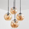Ripoll Lampadario a sospensione, Lampada a sfera, Lampada a sospensione Ambrato, 4-Luci