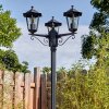 Loria Illuminazione esterna, Lampione multibraccia, Illuminazione viale Nero, 3-Luci Loria Illuminazione esterna, Lampione multibraccia, Illuminazione viale Nero, 3-Luci