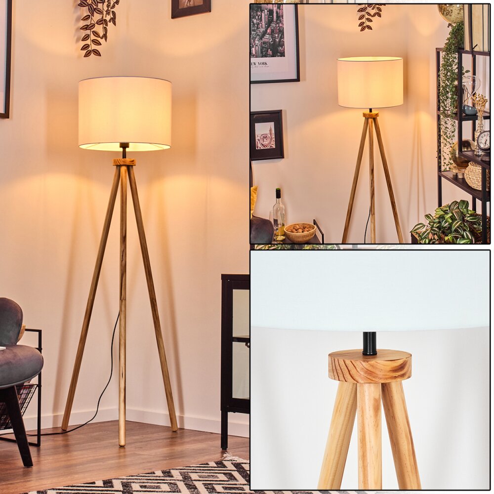 Bassagoda Lampada da terra Écru, Nero, 1-Luce main product photo