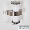 Blinneberg Illuminazione esterna, Lampada da parete per esterno LED Nichel opaco, 2-Luci Blinneberg Illuminazione esterna, Lampada da parete per esterno LED Nichel opaco, 2-Luci
