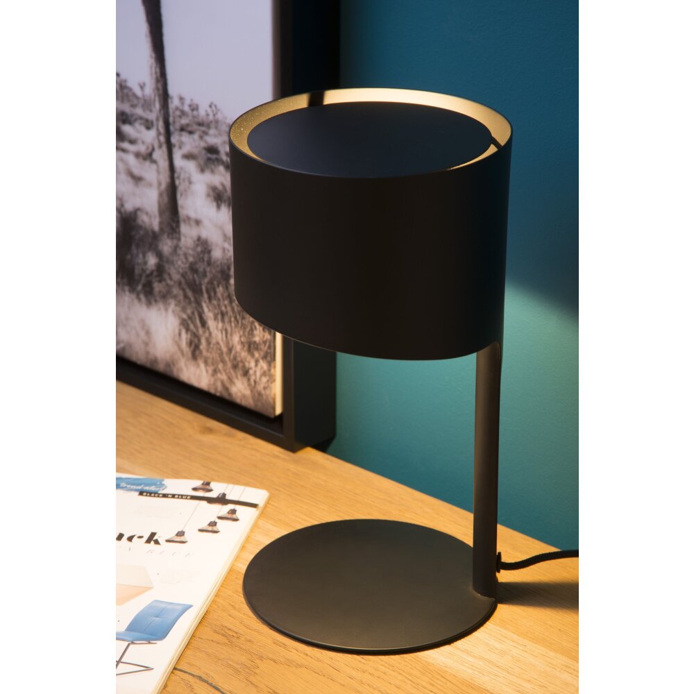 Lucide KNULLE Lampada da Tavolo Nero, 1-Luce main product photo