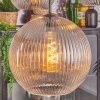 Koyoto Lampadario a sospensione, Lampada a sfera, Lampada a sospensione Ambrato, Chiaro, Grigio fumo, 4-Luci