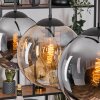 Gastor Lampadario a sospensione, Lampada a sfera, Lampada a sospensione Ambrato, Grigio fumo, 3-Luci