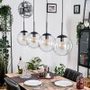 Gastor Lampadario a sospensione, Lampada a sfera, Lampada a sospensione Chiaro, 4-Luci